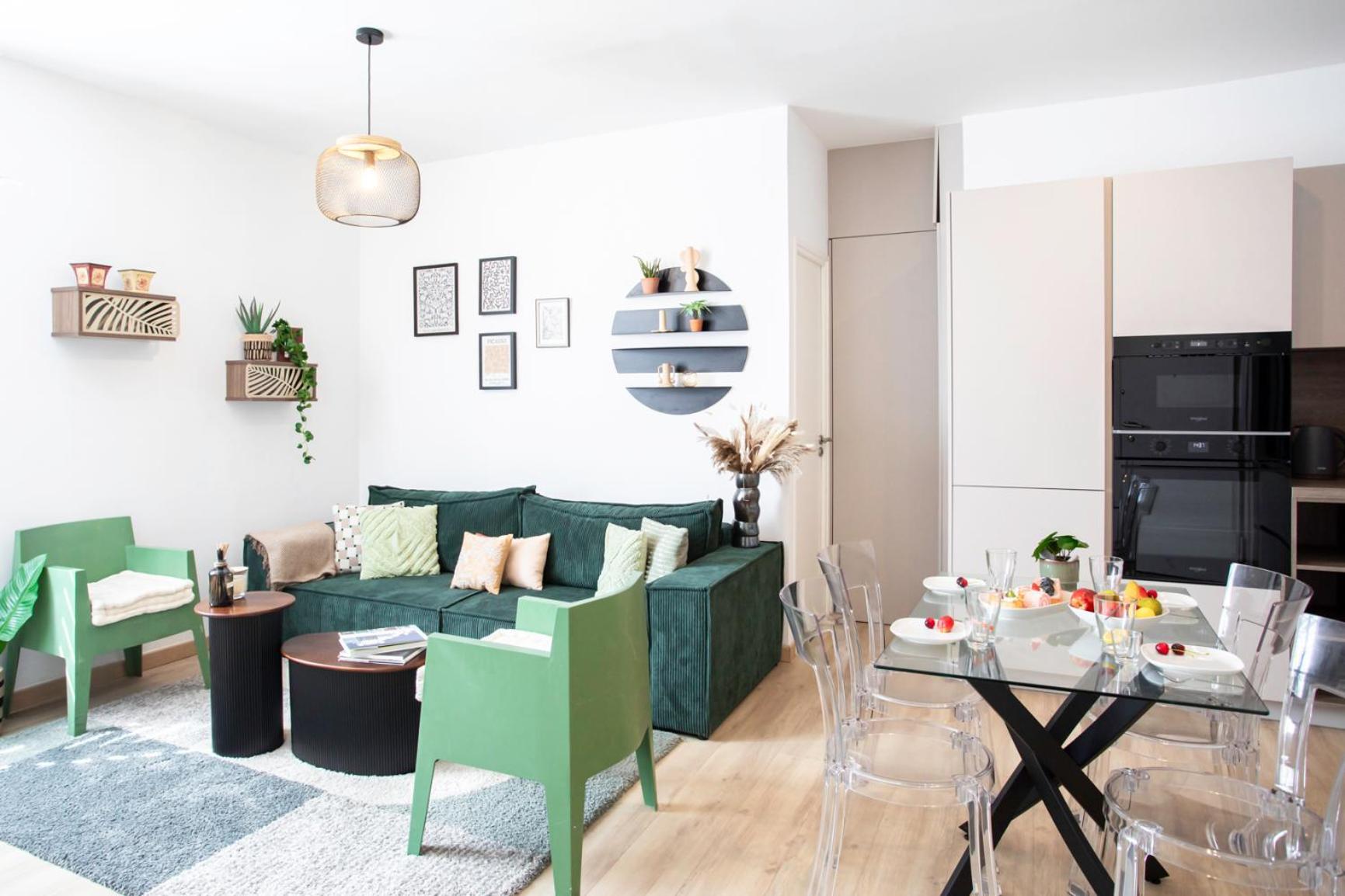 Apartment L52 2bdr Massena Central, 2 Min From The Ac