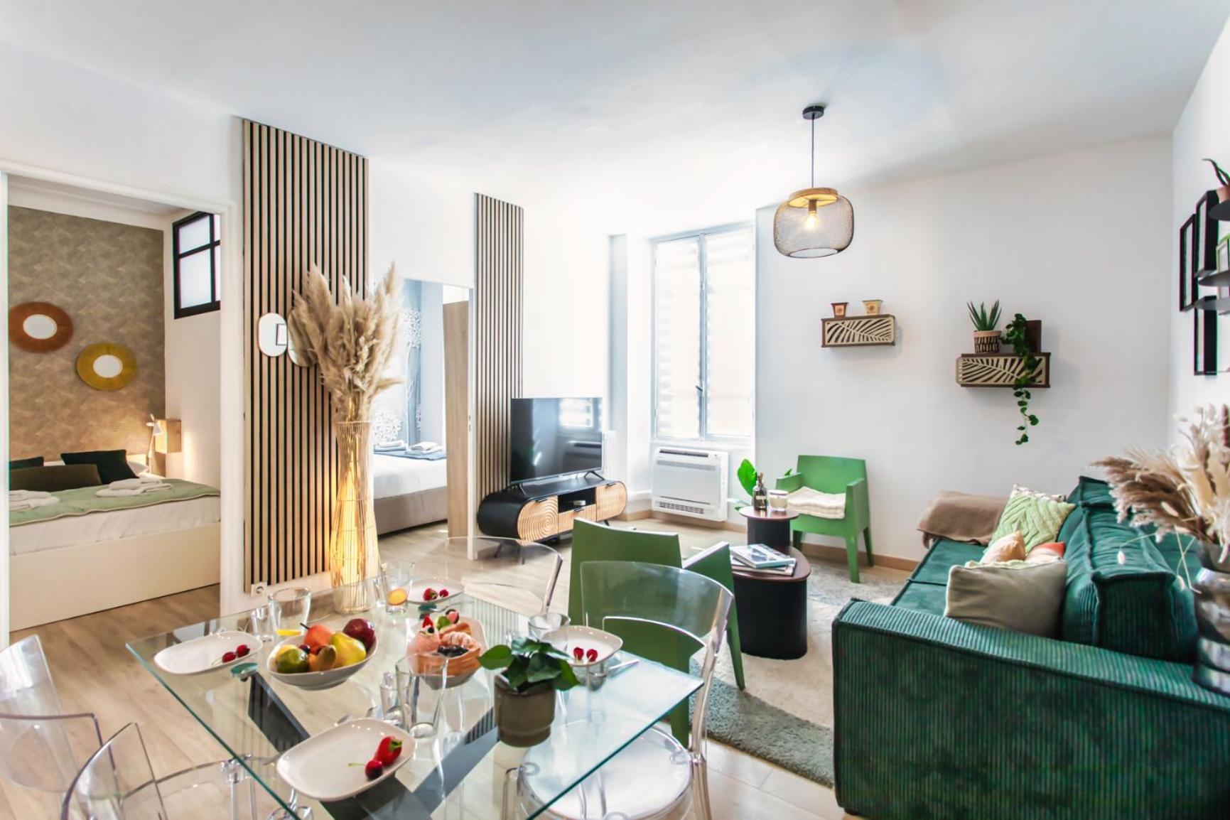 Appartamento L52 2bdr Massena Central, 2 Min From The Ac Nizza